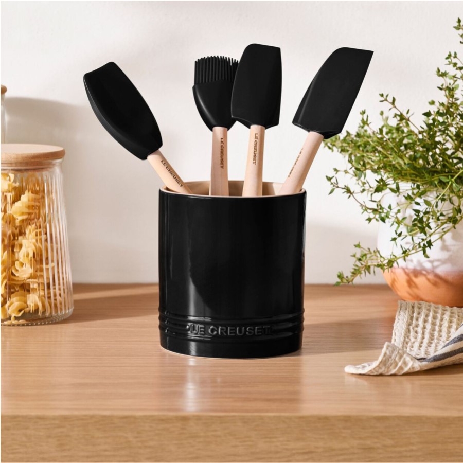 additioanl image for  Le Creuset Sign. Utensil Jar Black Onyx 